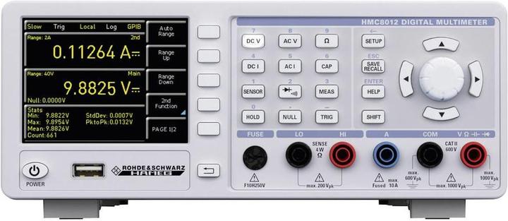 Actual product image Rohde & Schwarz HMC8012 IEEE-488 desktop multimeter (CAT II 600V)