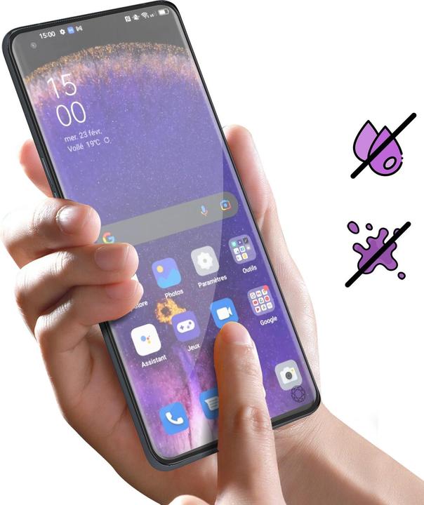 Actual product image Bigben Connected Glass screen protector (1 Piece, Oppo Find X5 Pro)