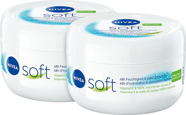 Produktbild NIVEA Soft Topf DUO (Körpercreme, 600 ml)