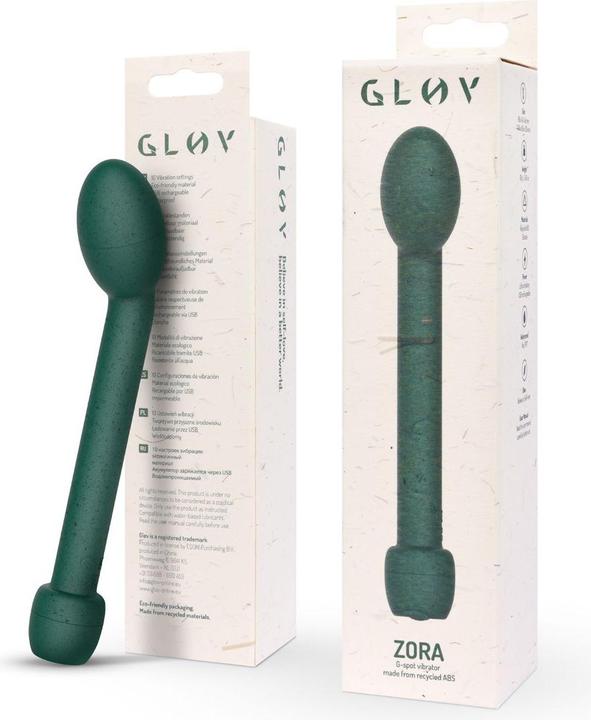 Productafbeelding Gløv - Zora Eco G-spot vibrator - Groen