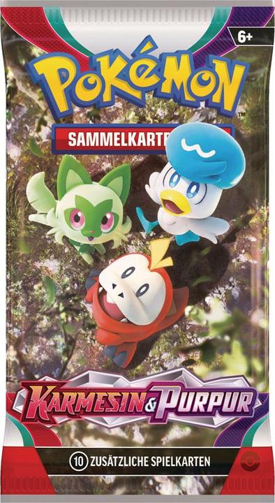 Produktbild Pokémon Karmesin & Purpur (Deutsch, Booster Pack)
