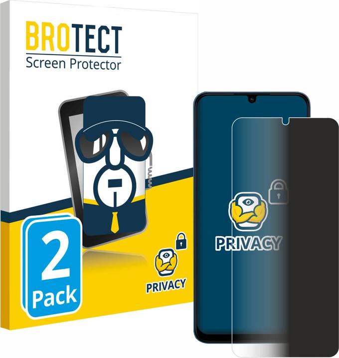 Produktbild BROTECT Sichtschutzfolie Anti-Spy Privacy Folie Blaulicht-Schutz (2 Stück, Xiaomi Redmi 13C)