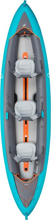 Actual product image Tribord Inflatable canoe kayak 2/3 person - 100+ Blue (3 pers.)
