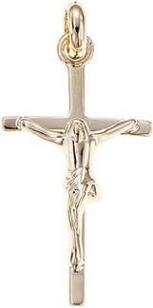 Actual product image Lara Gold plated PENDANT - CROSS