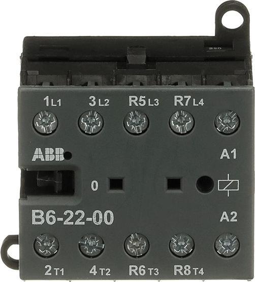 Immagine prodotto ABB B6-22-00-01 Contattore miniaturizzato 24V 40-450Hz GJL1211501R0001