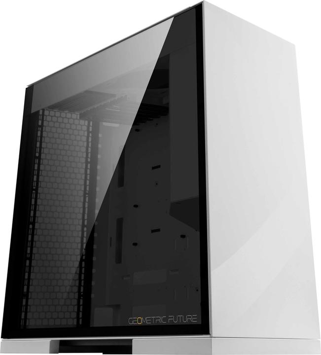 Image du produit Geometric Future Future M8 Lohan Mid tower Pc behuizing, verticaal luchtkanaalontwerp, Wit, GEO-M8-LOW (E-ATX, ATX, Mini-ITX, mATX)
