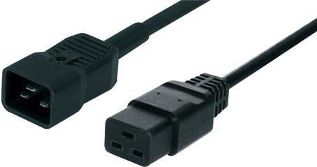 Image du produit Tecline Câble d'extension IEC 16 A, 5,0 m, par exemple pour le raccordement d'une ASI de puissance (5 m, CEI 320)
