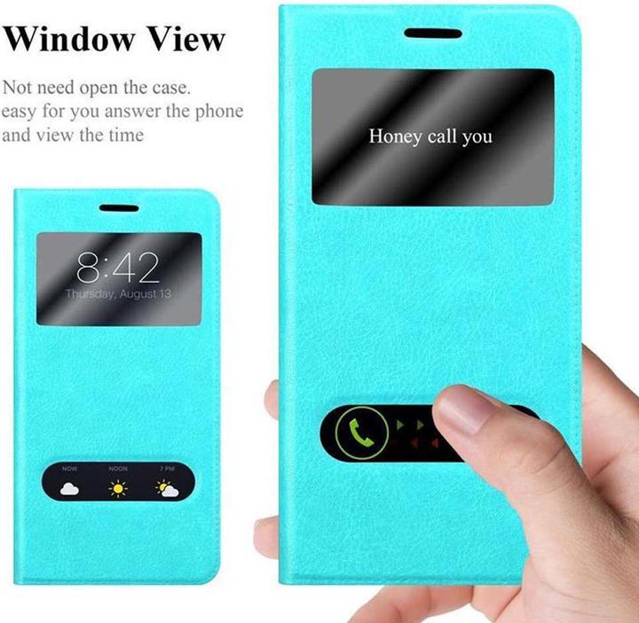 Produktbild Cadorabo Book mit View Doppelfenster Cover (Microsoft Lumia 550)