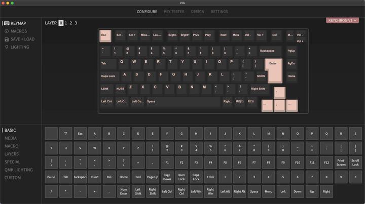 Actual product image Keychron V1 Knob Version (CH, Cable)
