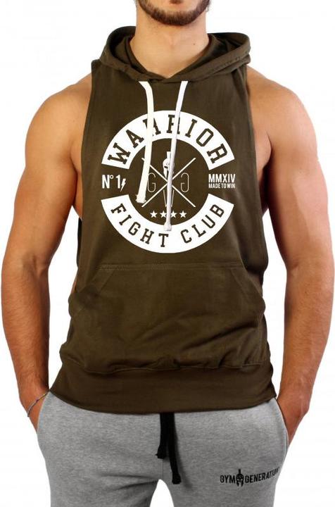 Gym Generation Fighter Tank Top Fight Club - OLIVE (XL)