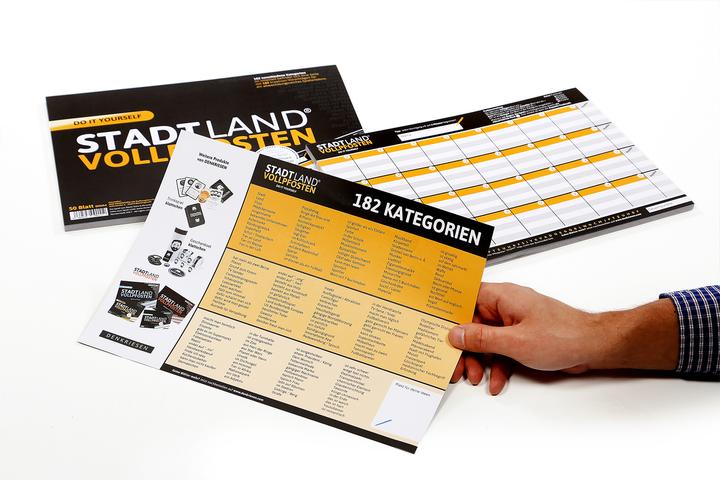 Produktbild Denkriesen Stadt Land Vollpfosten - Do It Yourself-Edition - Dein Spiel (Deutsch)