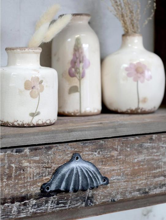 Image du produit Chic Antique Poignée de meuble avec rainures 5 x 12 cm, gris antique