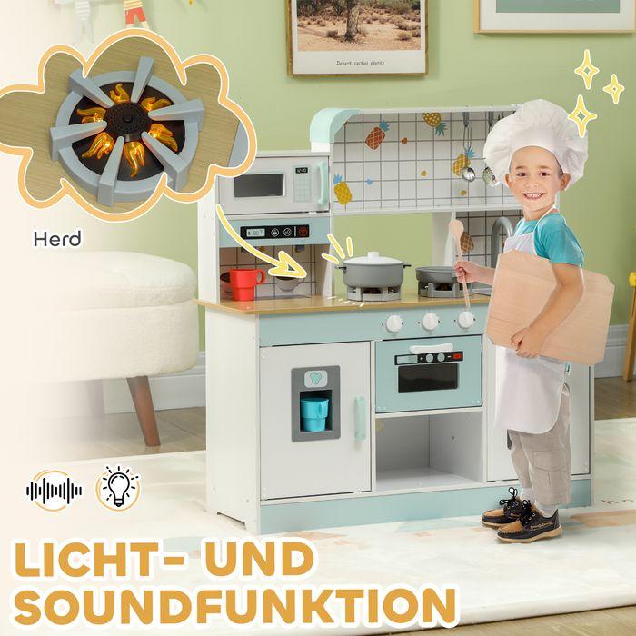 Produktbild Swisshandel24 Kinderküche, Spielküche mit Lichtern, Geräuschen, Kaffeemaschine, Weiss
