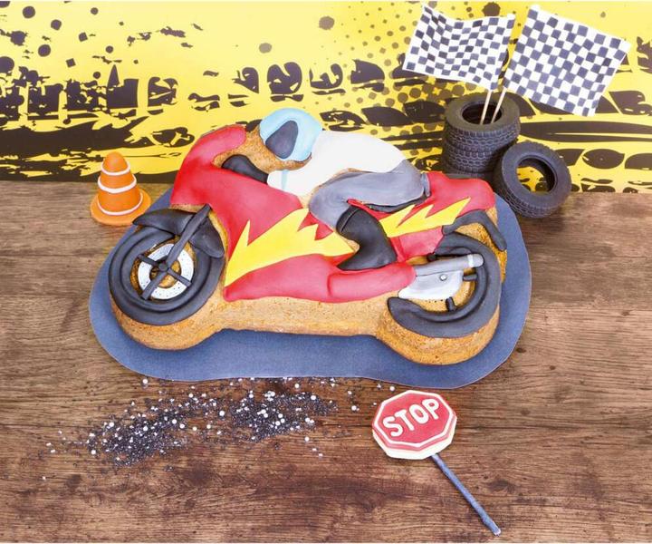 Produktbild Städter Motivbackform - Motorrad