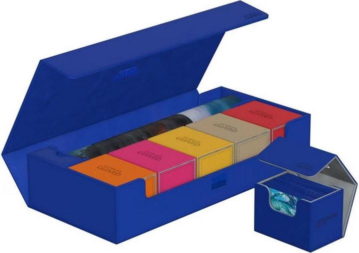 Actual product image Ultimate Guard Card Box XenoSkin Superhive 550+ Blue