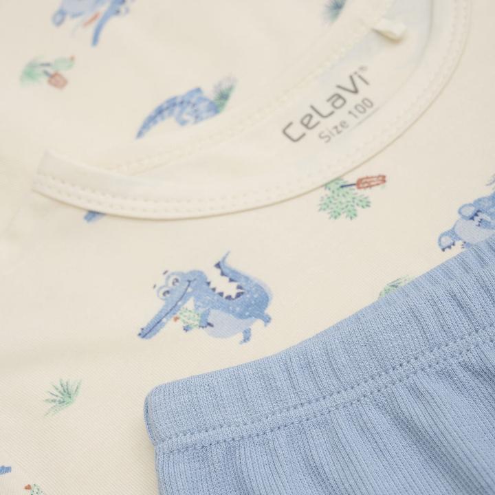 Produktbild CeLaVi Kinder Bambus Pyjama Dusty (120 B)