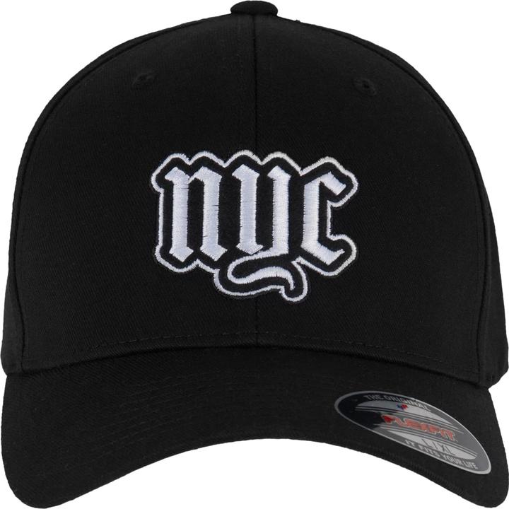Image du produit Flexfit NYC Old English Wording Patch Wooly Combed Cap - 186925 (S/M)