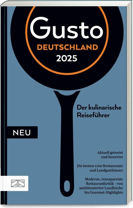 Actual product image Gusto Restaurantguide 2025 (German, Markus Oberhäusser, 2024)