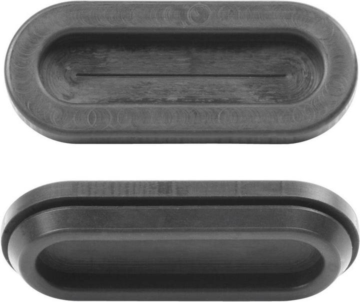Actual product image PB Fastener 1098-01 Cable bushing slotted hole Clamp Ø (max.) 33 mm PVC Black 1 pc. (Cable hole, 4.20 cm)