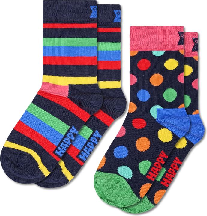 Image du produit Happy Socks Kids Stripe (lot de 2, 24 - 26)