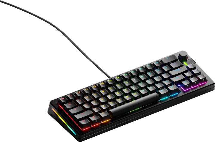 Actual product image Glorious GMMK 3 Pro 65 % Custom Gaming Keyboard - Pre-Built, ANSI (US), Fox Switches, black (US, Cable)