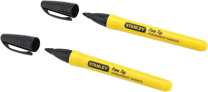 Actual product image Stanley Permanent marker with fine tip () (Black, 20 mm, 2 x)