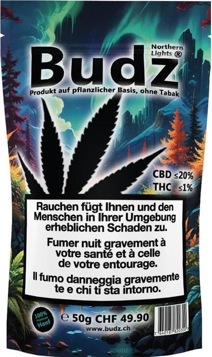 Immagine prodotto Budz Northern 50gr. (50 g, Esterno)