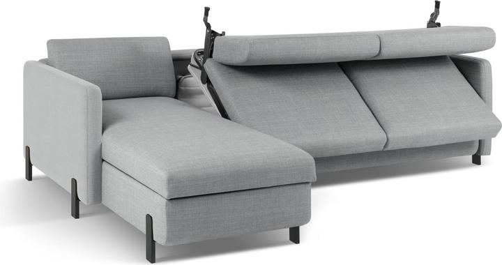 Actual product image Micadoni Left Corner Sofa With Bed Function And Box, "Gloria", 4 Seats, 260x170x80Made in Europe (Corner sofa)