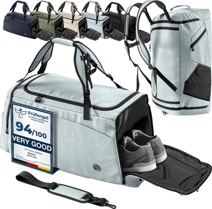 BeMaxx Sport-Trainingstasche, 60L, Sage (60 l)