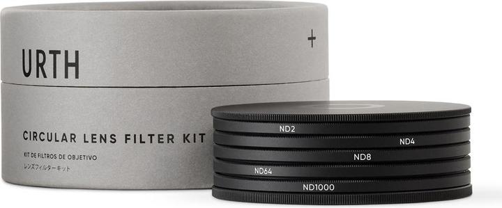 Produktbild Urth 43mm ND2, ND4, ND8, ND64, ND1000 Lens Filter Kit (Plus+) (ND- / Graufilter, 43 mm)