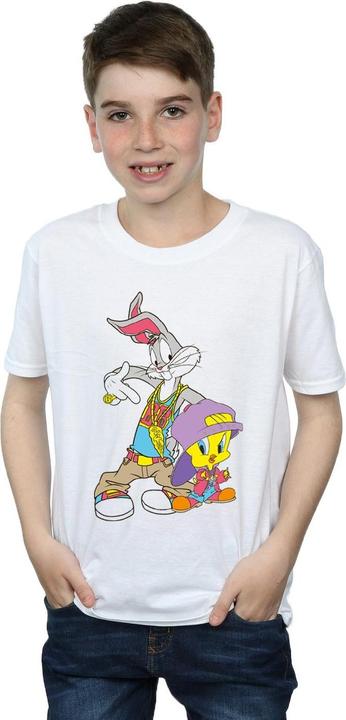 Actual product image Looney Tunes Boys Bugs And Tweety Hip Hop T-Shirt (128)