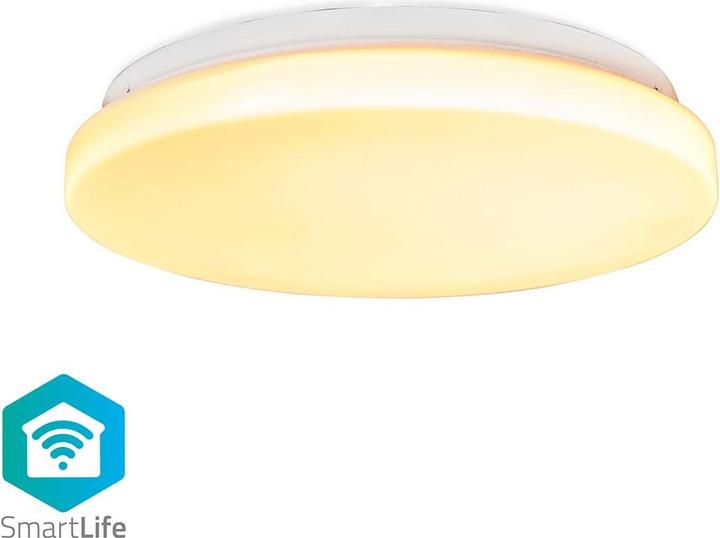 Image du produit Nedis SmartLife Plafonnier | Wi-Fi | RGB / Blanc chaud à froid | Rond | Diamètre : 260 mm | 18 (1820 lm)