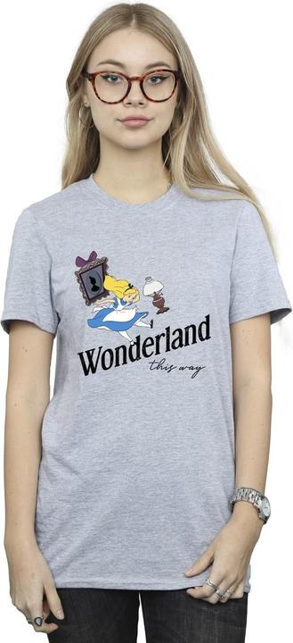 Immagine prodotto Disney Alice In Wonderland This Way Maglietta Ampia Donna (M)