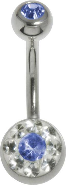 Produktbild Bijouteria Bauchpiercing (Chirurgenstahl 316L, Epoxiharz, Kristall)