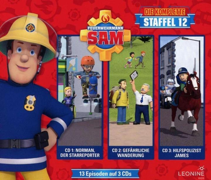 Actual product image Leonine Fireman Sam season 12 radio play box (German)