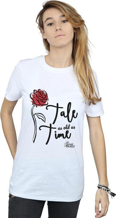 Image du produit Disney - T-shirt TALE AS OLD AS TIME ROSE - Femme (M)