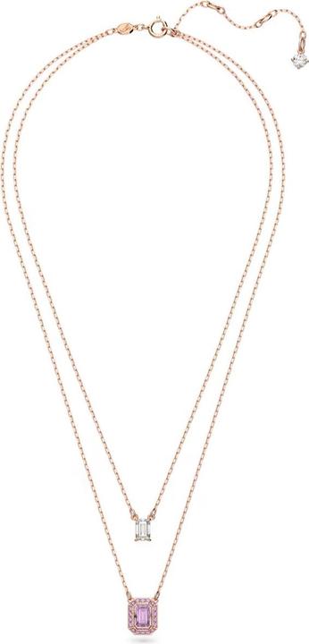 Image du produit Swarovski Millenia Collier Violet Rosé (Métal Swarovski, 41 cm)