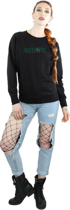 Actual product image Womens/Ladies Slytherin Text Sweatshirt (L)