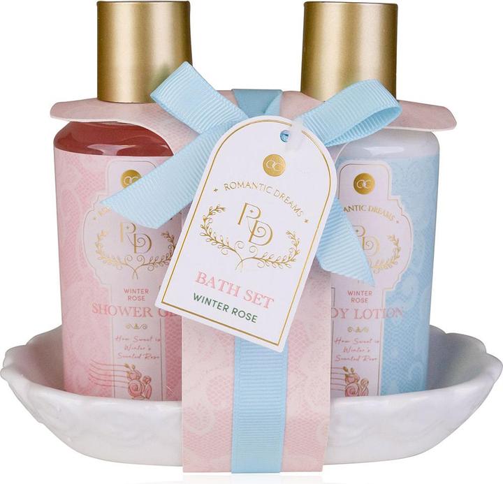 Immagine prodotto Accentra Set da bagno ROMANTIC DREAMS su ripiano in ceramic (Set per la cura dei capelli)
