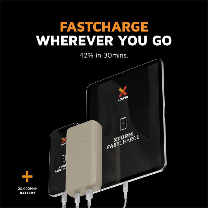 Actual product image Xtorm Go2 Series (20000 mAh, 15 W, 74 Wh)