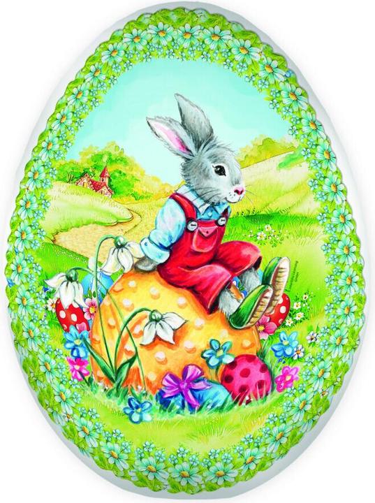 Easter egg to fill 15 cm bunny filling cardboard egg (15 cm)