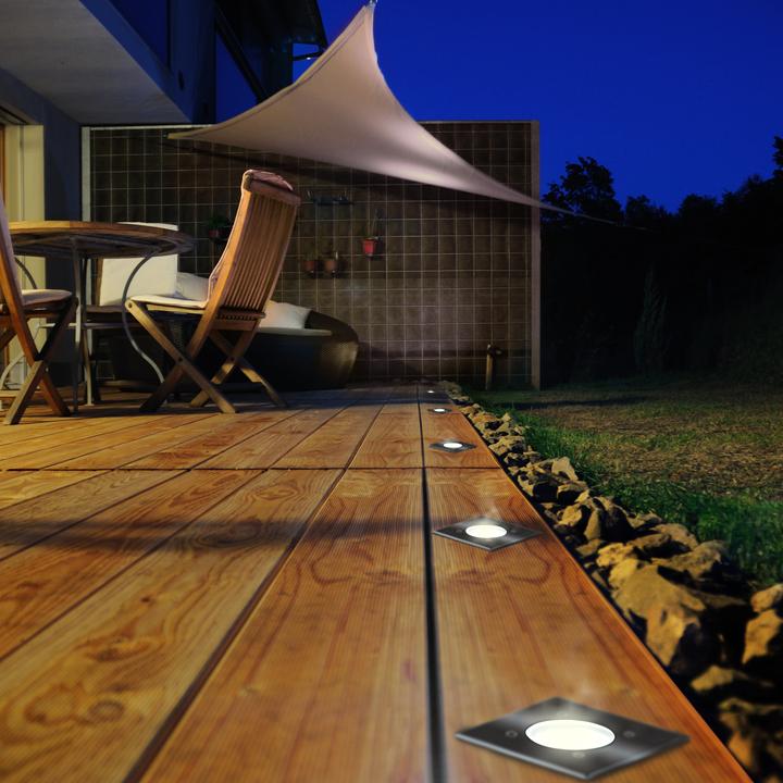 Actual product image Smartwares Outdoor Recessed Light LED Outdoor Ground Recessed Spotlight (230 lm, GU10, IP65)