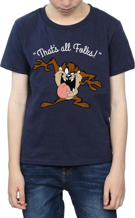 Immagine prodotto Looney Tunes Taz That's All Folks Maglietta Ragazzi (128)