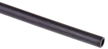 Rs Pro Black flameretardant tube,1.6mm bore,LSF