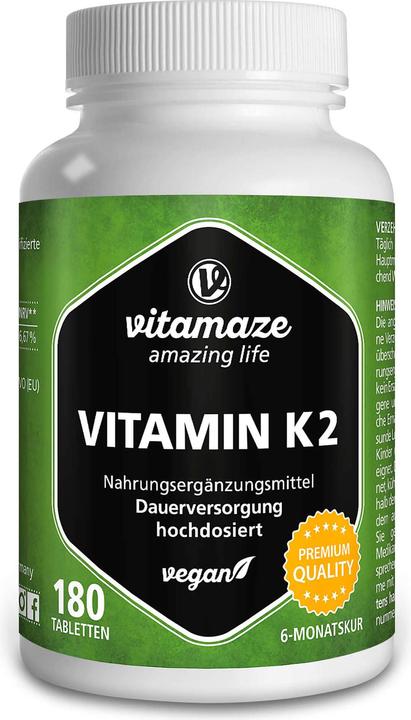 Vitamaze Vitamin K2 (180 Stück, Tabletten)