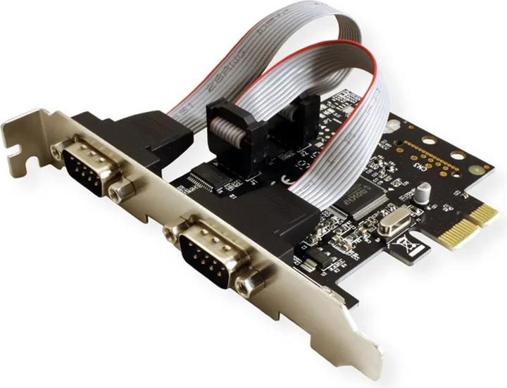 Produktbild Value PCI-Express-Karte, Seriell RS232, D-Sub 9, 2 Ports