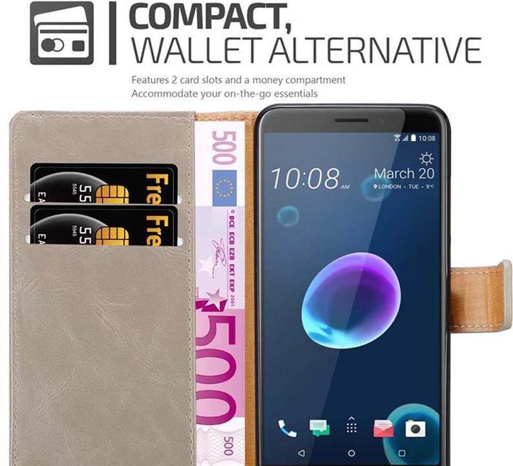 Produktbild Cadorabo Book Luxury Cover (HTC Desire 12)