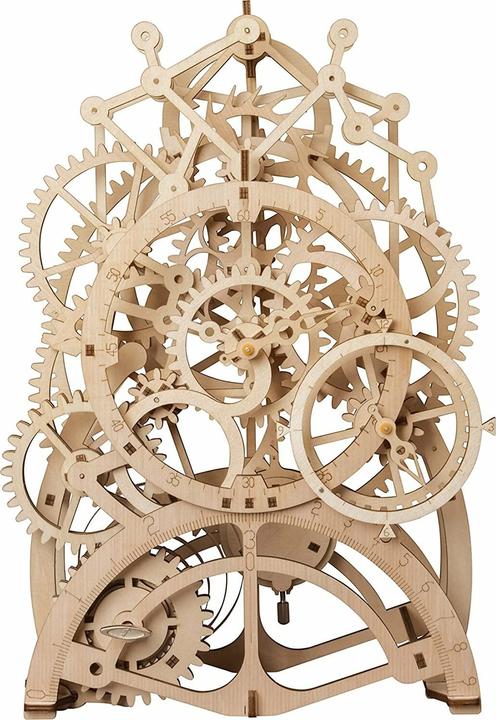 Actual product image Robotime Wooden clockwork kit (166 pieces)