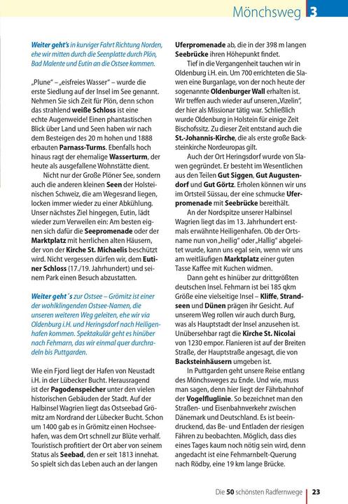 Nährwerte und Zutaten Die 50 schönsten Radfernwege in Deutschland (Deutsch, Oliver Kockskämper, 2021)