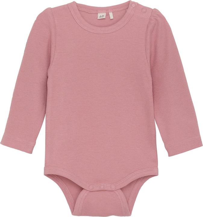 Actual product image CeLaVi Bamboo bodysuit long sleeve Brandied Apricot (70)